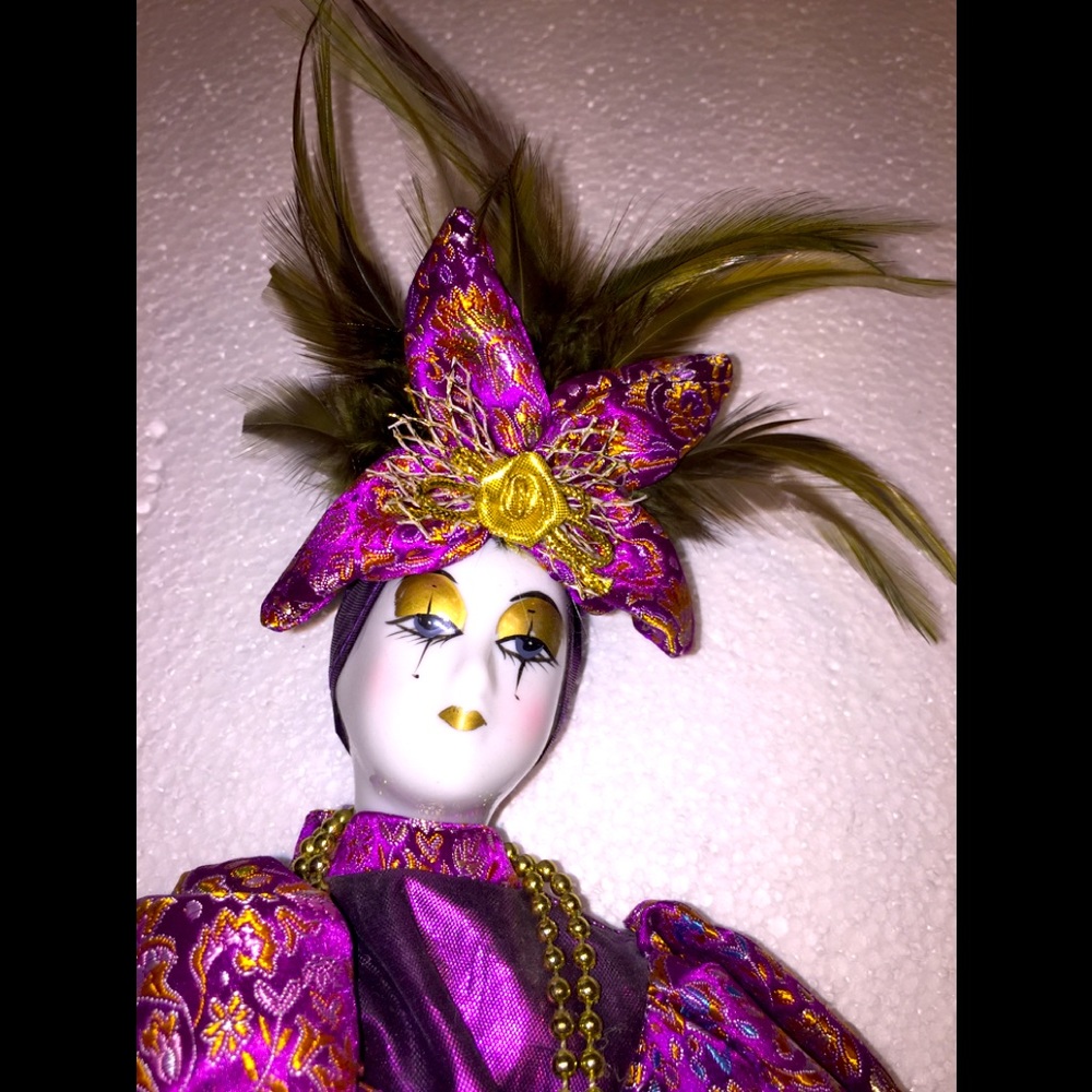 Asian Costume Porcelain Doll